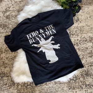 Echo & the Bunnymen Black Concert Shirt Large